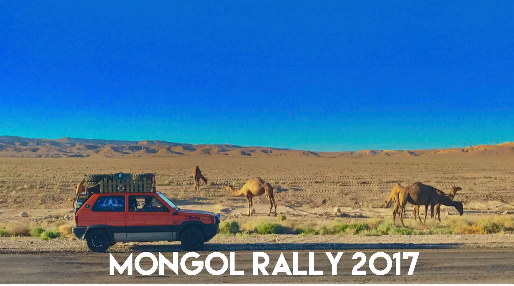 Il nostro pandino tra i dromedari in Asia centrale