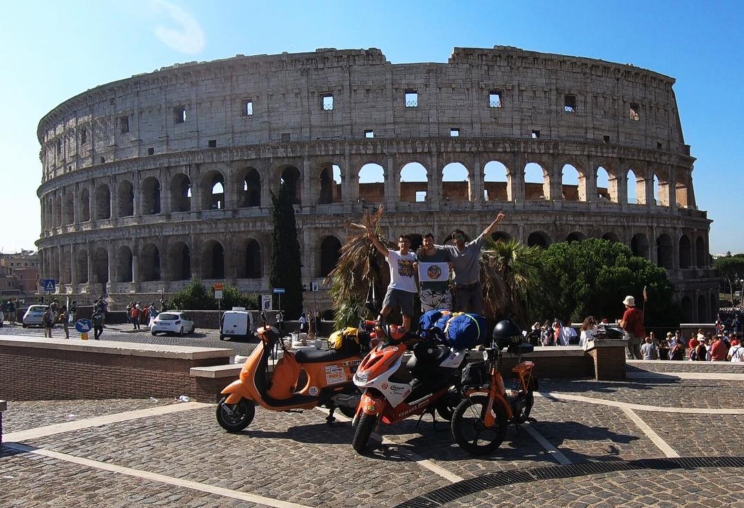 Crazy Italian Rally 2018. Medical Pirates: Francesco Angster, Marco Buzzone e Giovanni Cappa